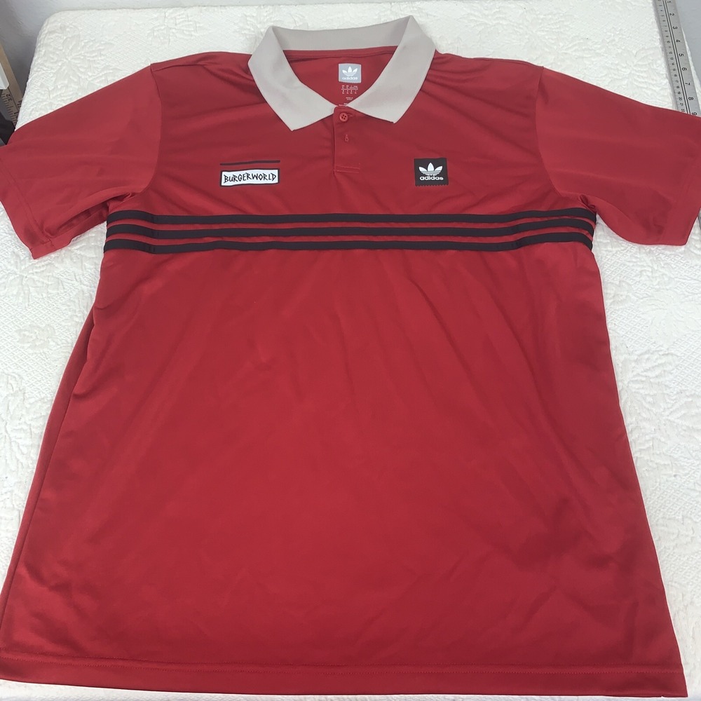 Adidas x Beavis‎ And Butt-Head Polo Shirt Mens XL Burger World Skate